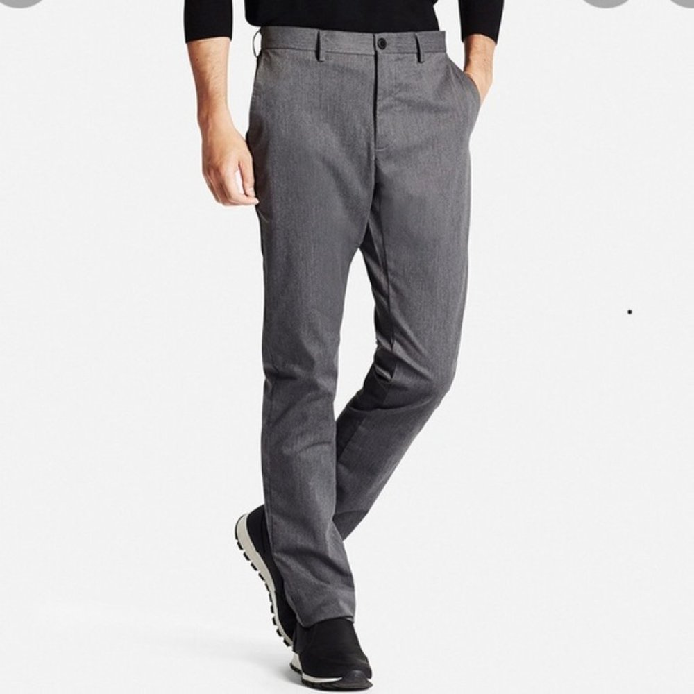 Uniqlo grey chino pants 36x34